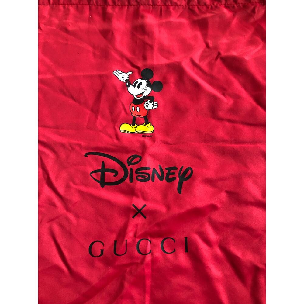 Authentic dust bag limited edition GUCCI X DISNEY Mickey, red 15”x16.5” large L